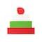 Glitzhome® 9.5" Christmas Wooden Block Word Sign